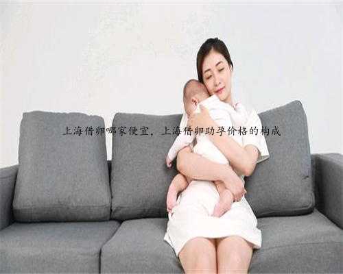 <b>上海借卵哪家便宜，上海借卵助孕价格的构成</b>