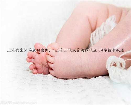 上海代生怀孕成功案例， 上海三代试管供卵代生-助孕技术概述