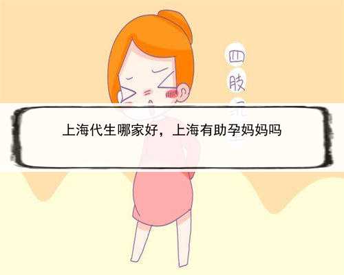 上海代生哪家好，上海有助孕妈妈吗