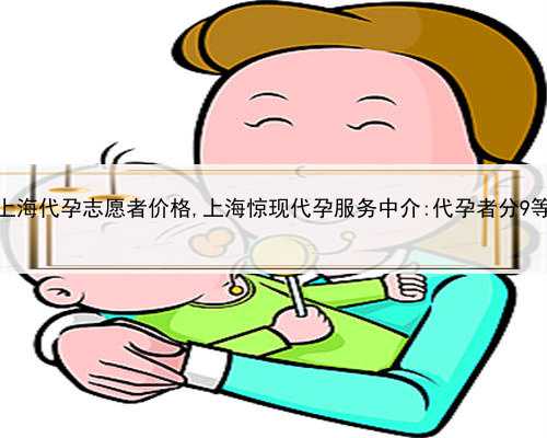 上海代孕志愿者价格,上海惊现代孕服务中介:代孕者分9等